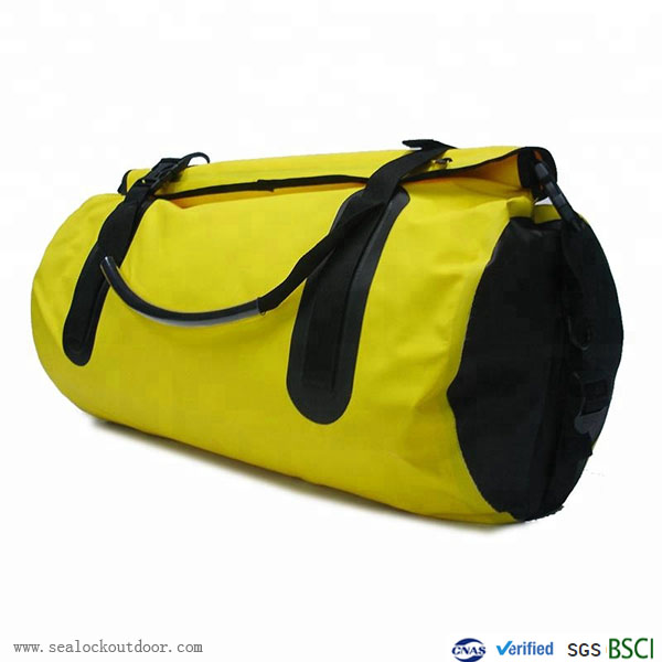 Dilaw Hindi nababasa Duffel Bag Sa PVC500D