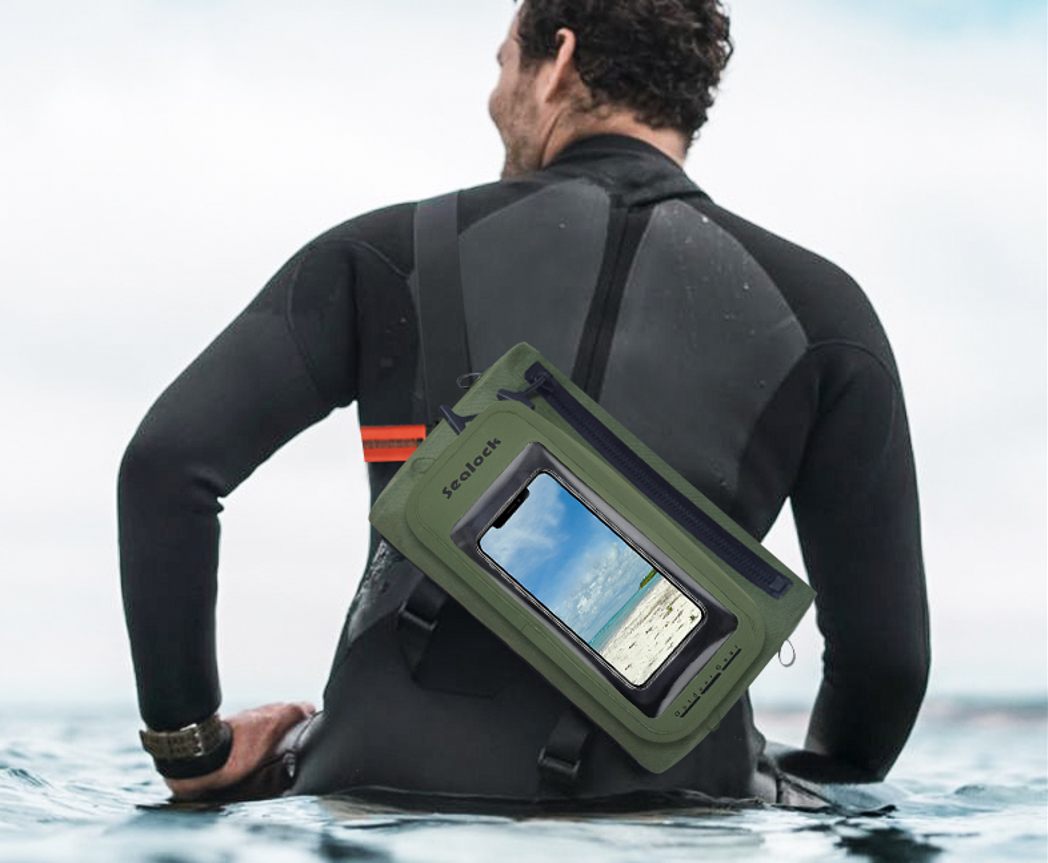 Sealock AquaSeal Waterproof Pouch na may indibidwal na case ng telepono para sa water sports