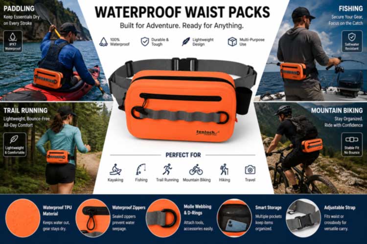 OEM Waterproof Waist Pack para sa Mga Panlabas na Brand