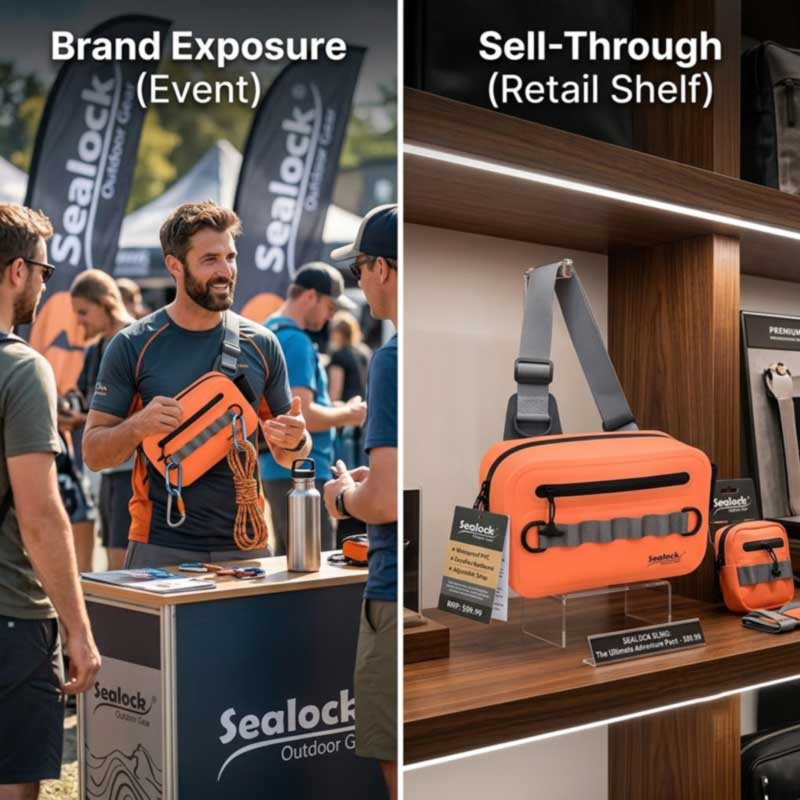Waterproof Sling Bag para sa Mga Promosyonal at Retail na Brand