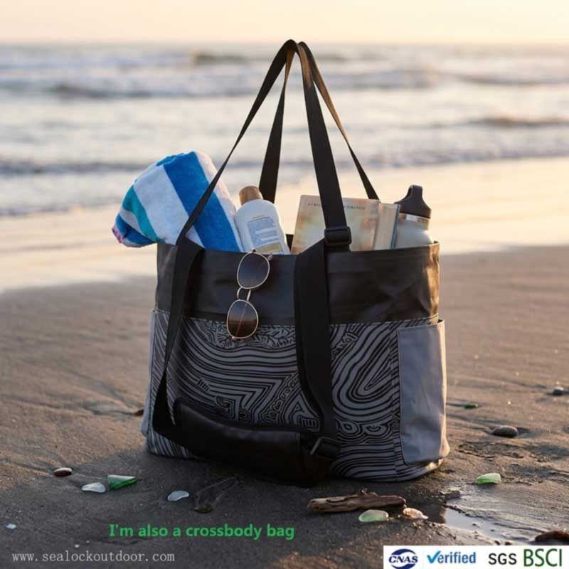 Custom na Waterproof Beach Tote Bag para sa Pribadong Label