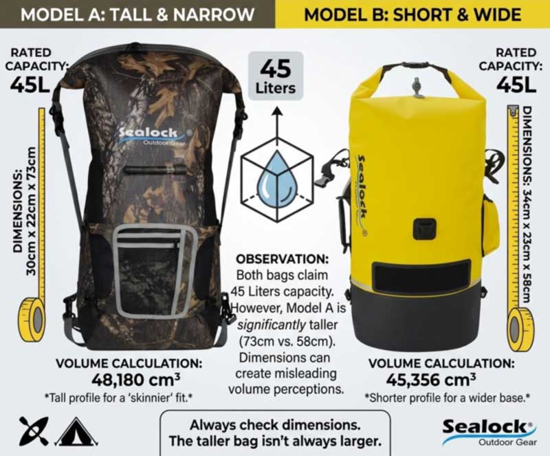 Waterproof Backpack Capacity Guide para sa mga Mamimili