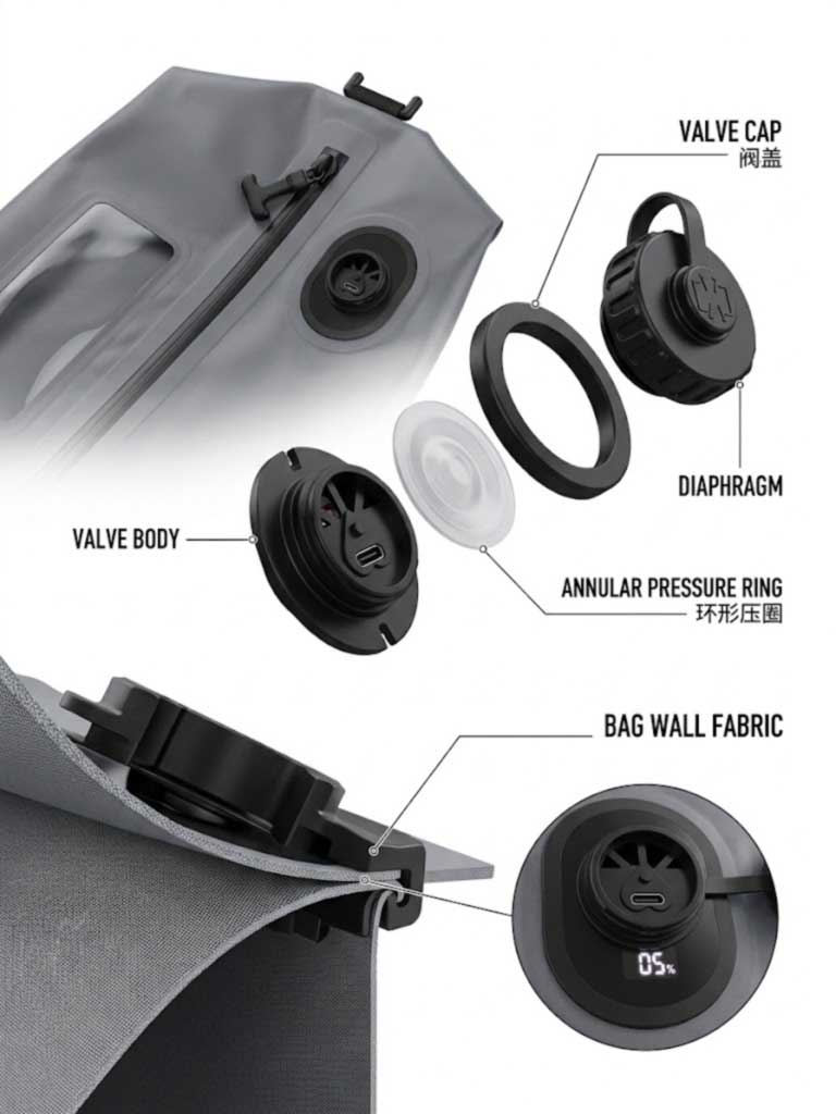 Pasadyang Vacuum Compression Bag Production — Welded TPU